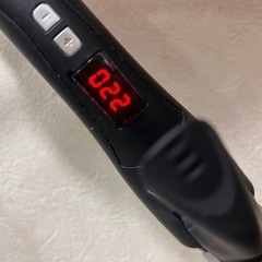 【動作確認済！】SALONIA 2WAY ストレート＆カールヘアアイロン 32mm ブラックの画像