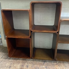 センプレ別注色】収納ボックスW350 ウォルナット (Brick Block ブリックブロック)の画像