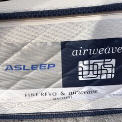 ASLEEP アスリープ FINE REVO & airweave シングルマットレスの画像