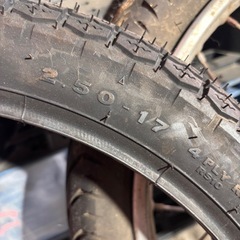 スポークホイール🛵新品タイヤ付の画像