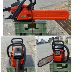 エンジンチェーンソー　共立　kioritz キョーリツ　CSV3201 V3201 カバー付　iスタート　チェーンソー　伐採　木　大工　切断の画像