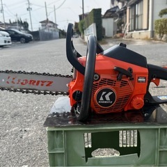 エンジンチェーンソー　共立　kioritz キョーリツ　CSV3201 V3201 カバー付　iスタート　チェーンソー　伐採　木　大工　切断の画像