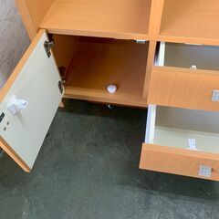 チェスト ガラス天板 キャビネット 収納 シンプル  おしゃれ モダン A0788YGの画像