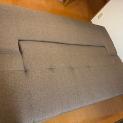 【値下げしました】ソファベッド　セミダブルの画像