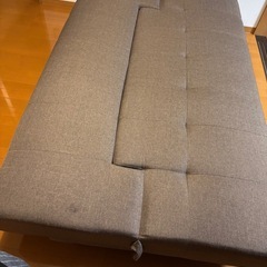 【値下げしました】ソファベッド　セミダブルの画像