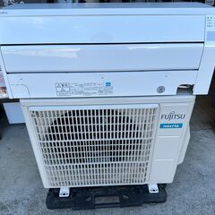 【動作保証あり】FUJITSU nocria 2019年 2.5kw 8畳用 冷暖房ルームエアコン AS-C259H【管理KR483】の画像
