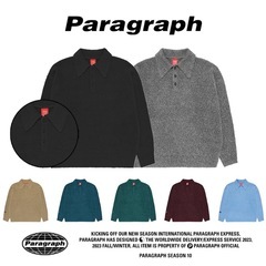 【Paragraph】23FW★ MERINO WOOL BIG COLLARED KNIT の画像