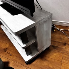 テレビ台 ロータイプ ホワイトの画像