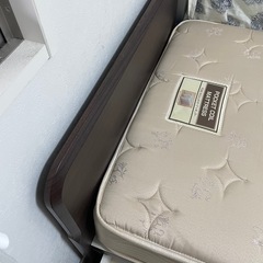 シングルベッドフレーム/マットレスの画像