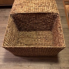 ウォーターヒヤシンス スクエアバスケットの画像