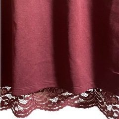 後ろレースのトップスの画像