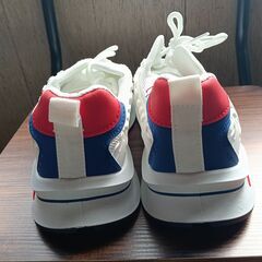 新品 26.5cm メンズ スニーカー ホワイト 厚底 シューズ 普段着 識別番号:【N492-S】の画像