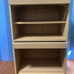 フラップキャビネット サイドボード 収納家具 食器棚の画像