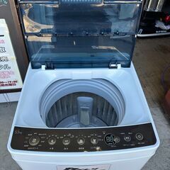 【動作保証あり】Haier ハイアール 2019年 Haier JW-C55A(K) 5.5kg 全自動洗濯機【管理KRS813】の画像