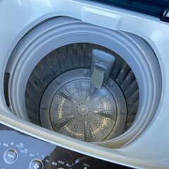 【動作保証あり】Haier ハイアール 2019年 Haier JW-C55A(K) 5.5kg 全自動洗濯機【管理KRS813】の画像