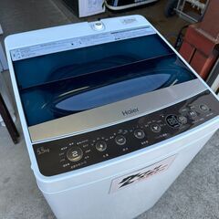 【動作保証あり】Haier ハイアール 2019年 Haier JW-C55A(K) 5.5kg 全自動洗濯機【管理KRS813】の画像