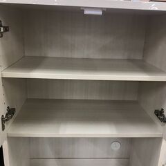 【ジャングルジャングル広陵店】ニトリ　レンジ台　ハイタイプ　ナチュラルの画像