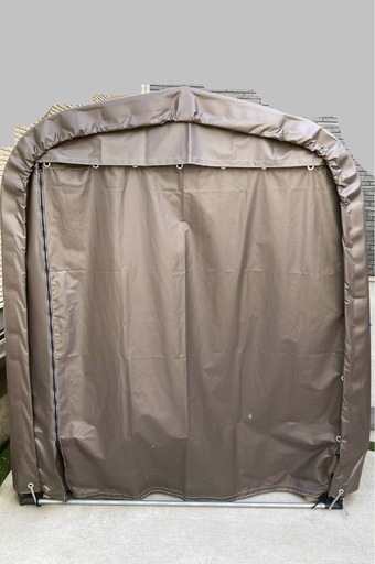 自転車のビニールハウス