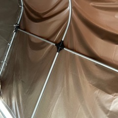 自転車のビニールハウスの画像