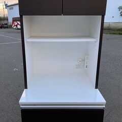 札幌市◆ニトリ キッチンボード / レジューム 60TF ■キャビネット 食器棚 スリム 単身サイズの画像
