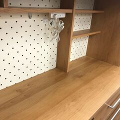 【ジャングルジャングル広陵店】東馬　キッチンボード　ナチュラルの画像