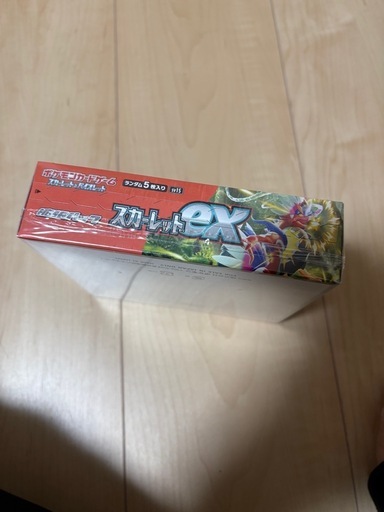 ポケカ　スカーレットexシュリンク付きBOX