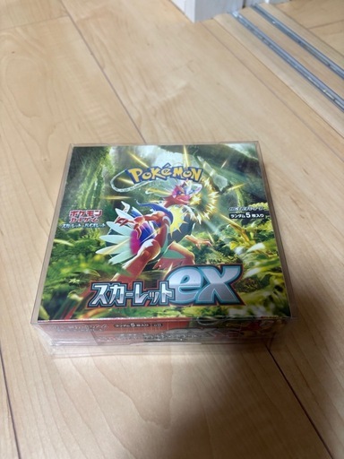 ポケカ　スカーレットexシュリンク付きBOX