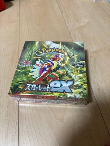 ポケカ　スカーレットexシュリンク付きBOX