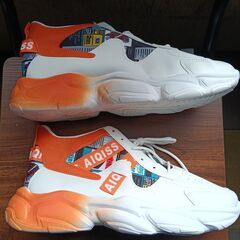 新品 26.5cm メンズ スニーカー ホワイト 厚底 シューズ 普段着 識別番号:【N495-S】の画像