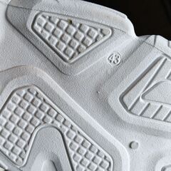 新品 26.5cm メンズ スニーカー ホワイト 厚底 シューズ 普段着 識別番号:【N495-S】の画像