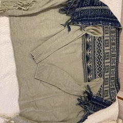 袖付きストール　重ね着可愛いの画像