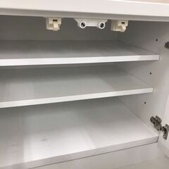 【ジャングルジャングル広陵店】キッチンボード　ホワイトの画像