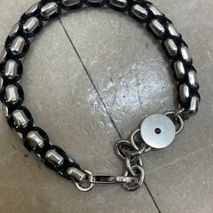 ディーゼル マスターチーフ DZ1206 DIESEL ブレスレッドセット シルバー×ブラック ブレスレット DX1180040 (P2121atwtYM)の画像