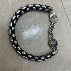 ディーゼル マスターチーフ DZ1206 DIESEL ブレスレッドセット シルバー×ブラック ブレスレット DX1180040 (P2121atwtYM)の画像