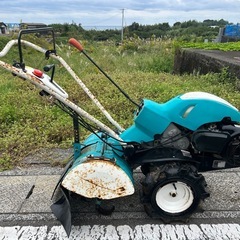 クボタ TR7000 管理機 耕運機 陽菜 畝立て 6.2馬力 家庭菜園 正転逆転 耕うん幅550m デフロック　ロータリー閉開　けいかるスタート　宮崎　簡易始動動画ありの画像