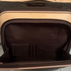 お洒落なキャリーケースの画像