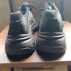 新品 24.5cm レディース スニーカー ブラック 厚底 シューズ 識別番号:【N497-S】の画像