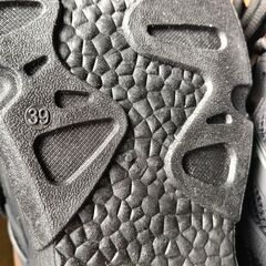 新品 24.5cm レディース スニーカー ブラック 厚底 シューズ 識別番号:【N497-S】の画像