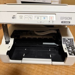 ジャンクプリンター白　傷汚れ難ありの画像