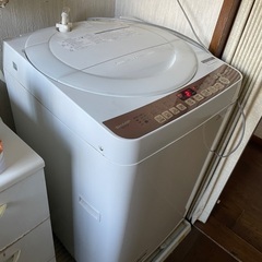 洗濯機 7kg 2020年製 ES-T712 SHARP の画像