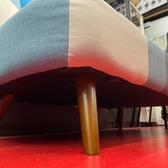 2Pソファ カラフル 高さ低め 中古の画像