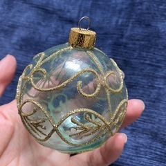 10球　グーリンXゴールド　ゴージャスなオーナメント ガラス風　クリスマス　デコレーション　ボール飾りの画像