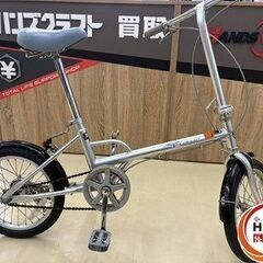 【中古】 E-COMPACT 型番不明 折り畳み自転車 【ハンズクラフト宮崎新名爪店】の画像