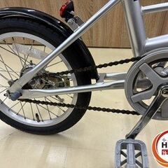 【中古】 E-COMPACT 型番不明 折り畳み自転車 【ハンズクラフト宮崎新名爪店】の画像