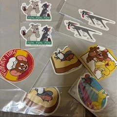 1番くじトムジェリポスター&ステッカーセットの画像