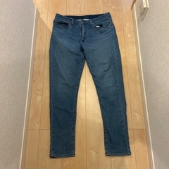 ユニクロ　デニム風スウェットLサイズ2本セットの画像