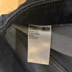 ユニクロ　デニム風スウェットLサイズ2本セットの画像