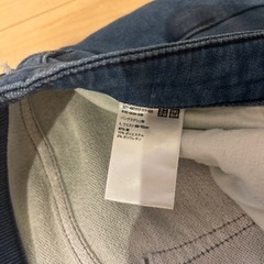 ユニクロ　デニム風スウェットLサイズ2本セットの画像