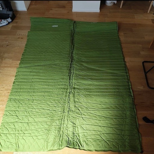Coleman インフレーターマット ダブルサイズ 緑