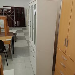 ★リユースのサカイ千葉中央店★  食器棚  H181×D42×W88 クリーニング済み TC5238の画像